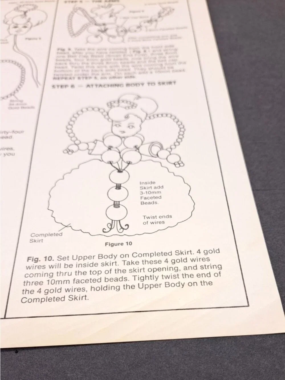 Vintage Darice Ribbon Angels Craft Instruction Booklet 1985 Bead Lace Christmas